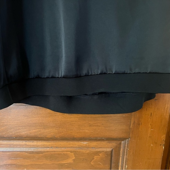 Alice and Olivia black long sleeve mini skirt shirt dress. - Picture 2 of 3